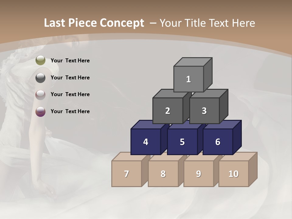 Seduce Young Hair PowerPoint Template