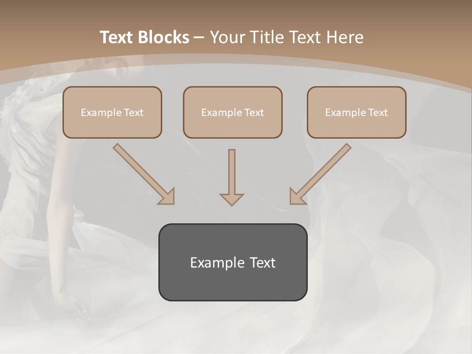 Seduce Young Hair PowerPoint Template