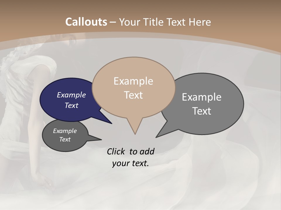 Seduce Young Hair PowerPoint Template