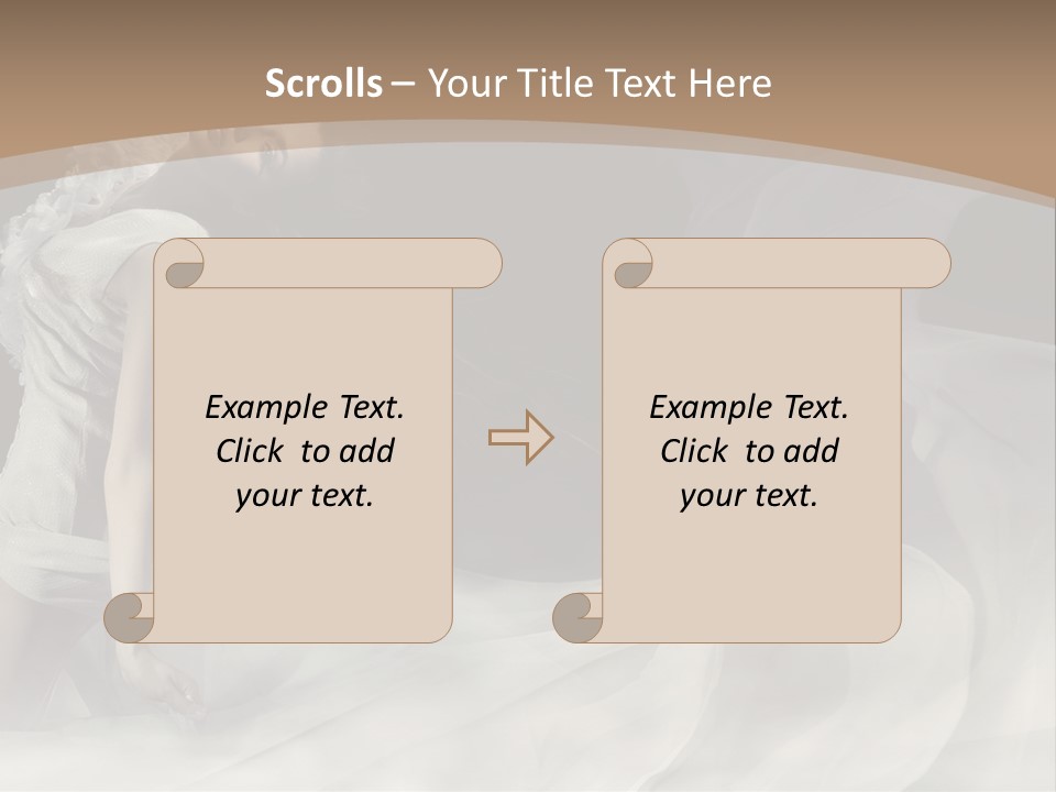 Seduce Young Hair PowerPoint Template