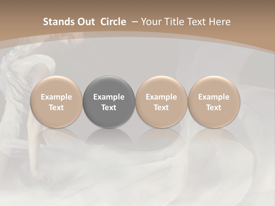 Seduce Young Hair PowerPoint Template