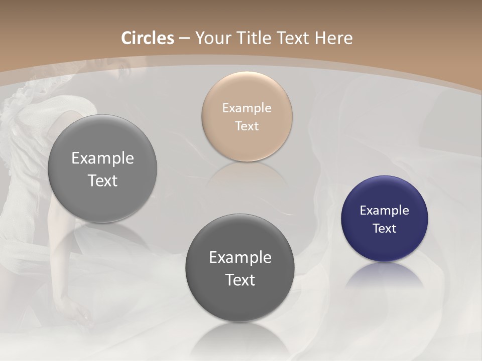 Seduce Young Hair PowerPoint Template