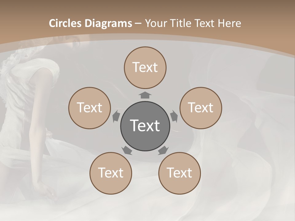 Seduce Young Hair PowerPoint Template