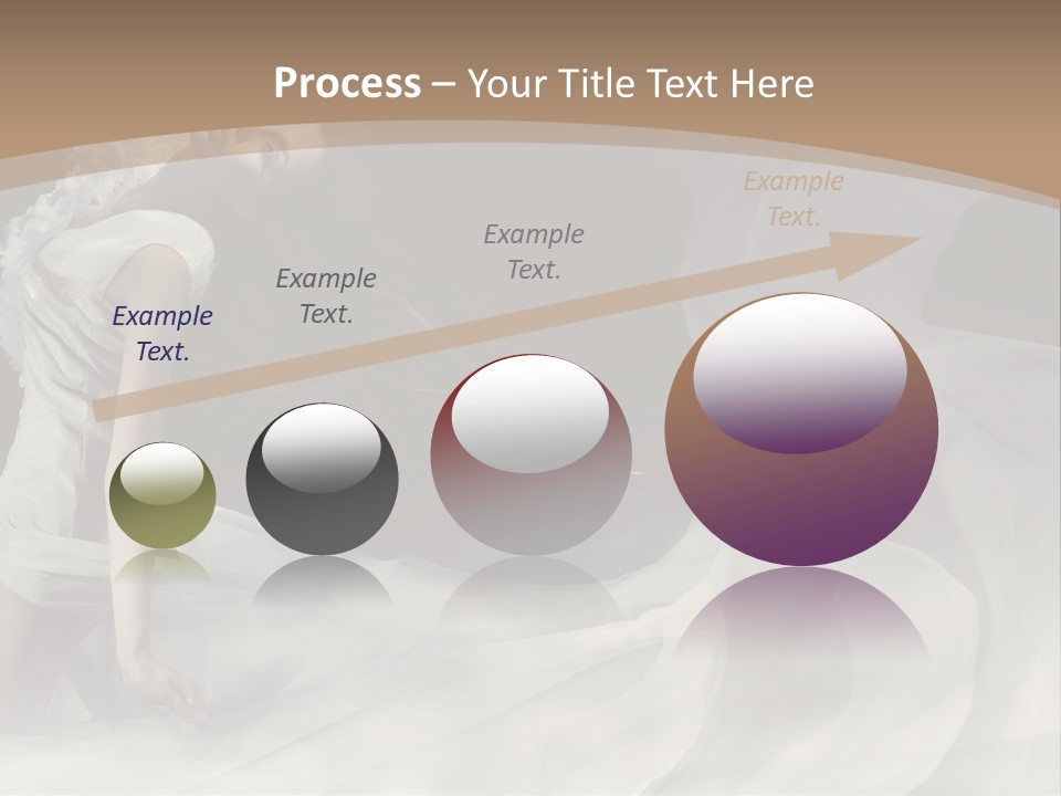 Seduce Young Hair PowerPoint Template