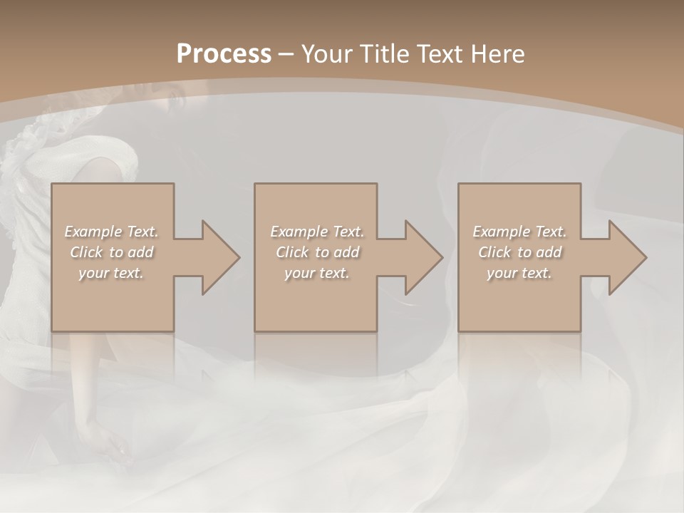 Seduce Young Hair PowerPoint Template