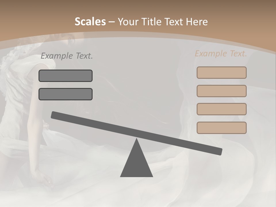 Seduce Young Hair PowerPoint Template