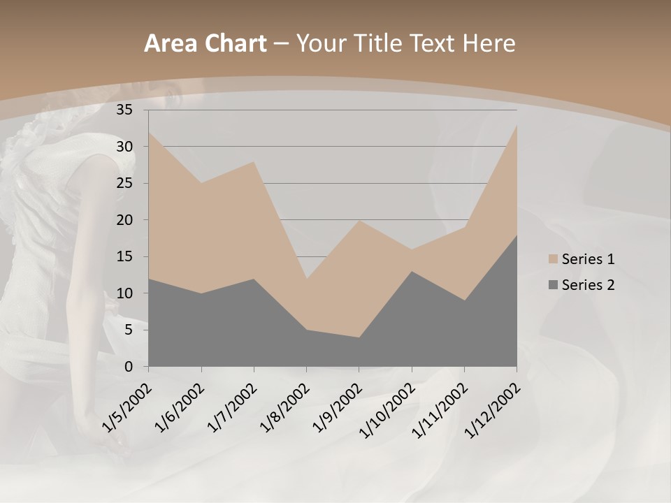 Seduce Young Hair PowerPoint Template