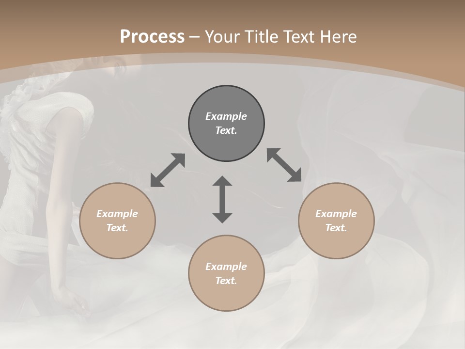 Seduce Young Hair PowerPoint Template