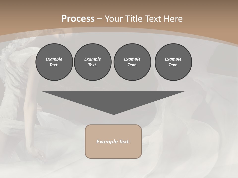 Seduce Young Hair PowerPoint Template