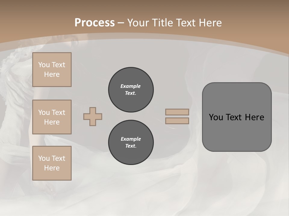 Seduce Young Hair PowerPoint Template