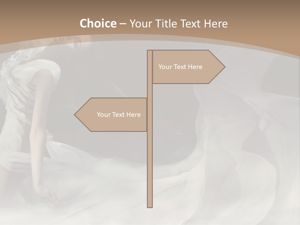 Seduce Young Hair PowerPoint Template