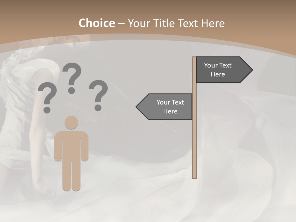Seduce Young Hair PowerPoint Template