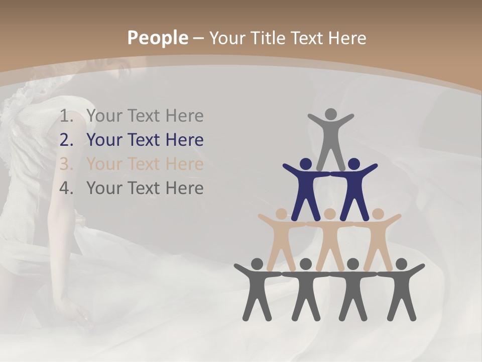 Seduce Young Hair PowerPoint Template