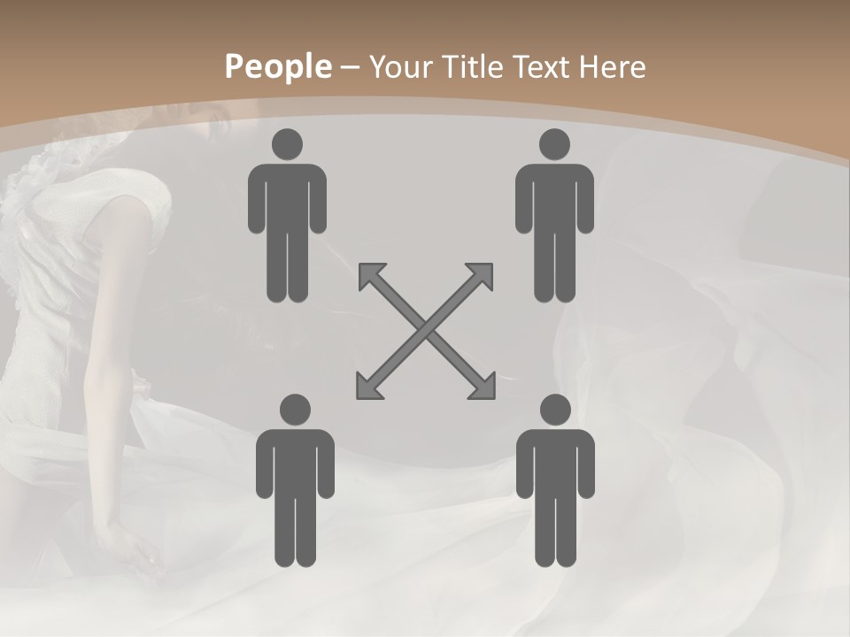 Seduce Young Hair PowerPoint Template