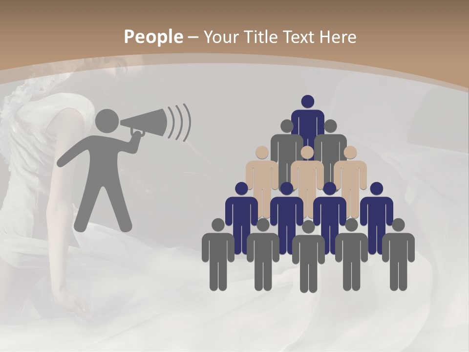 Seduce Young Hair PowerPoint Template