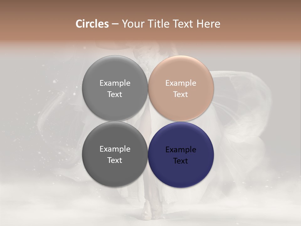 Evening Woman Dress PowerPoint Template