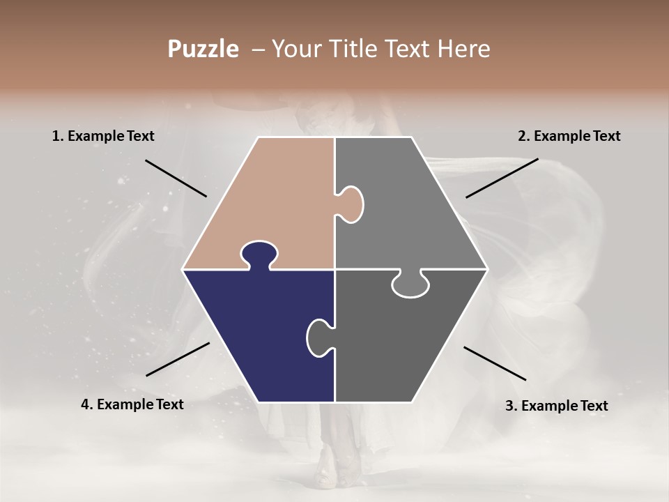 Evening Woman Dress PowerPoint Template