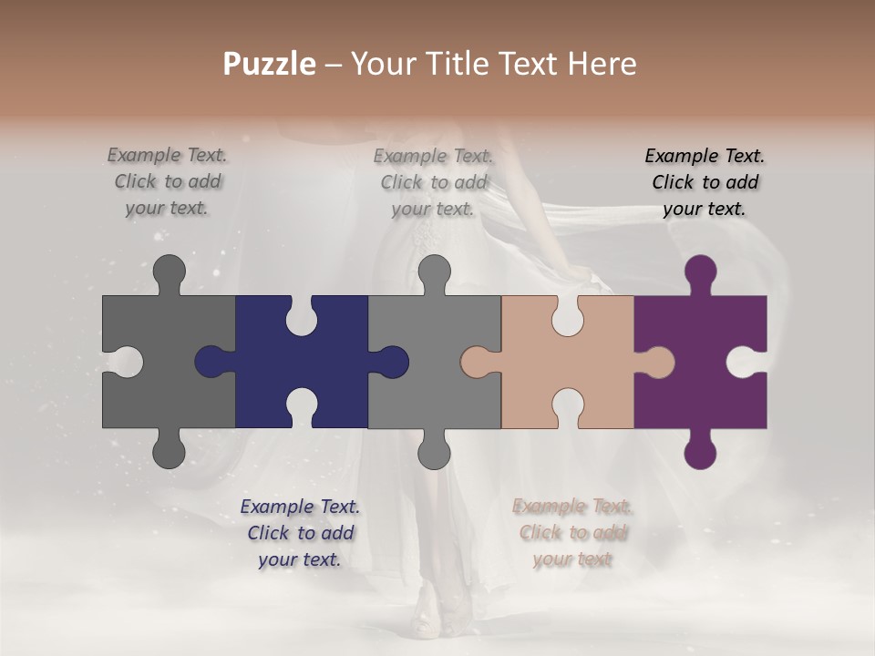 Evening Woman Dress PowerPoint Template