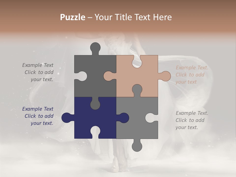 Evening Woman Dress PowerPoint Template