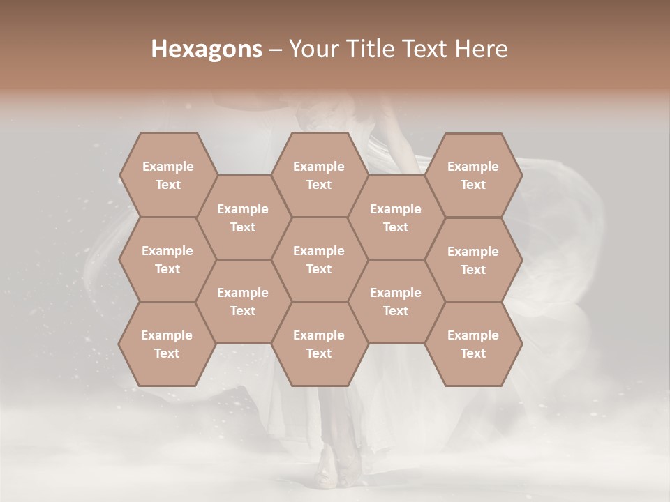 Evening Woman Dress PowerPoint Template