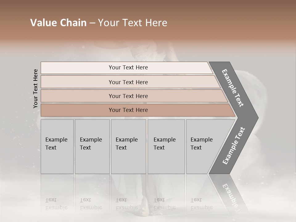 Evening Woman Dress PowerPoint Template