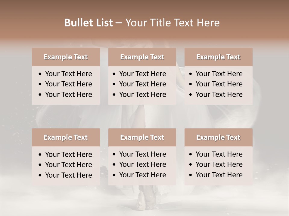 Evening Woman Dress PowerPoint Template