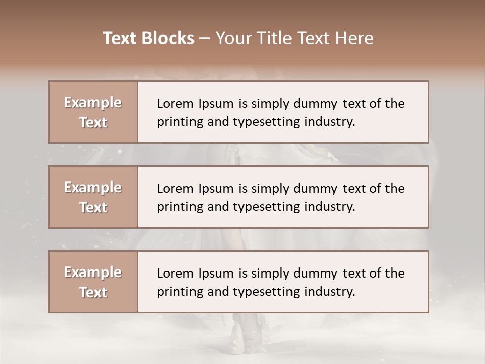 Evening Woman Dress PowerPoint Template