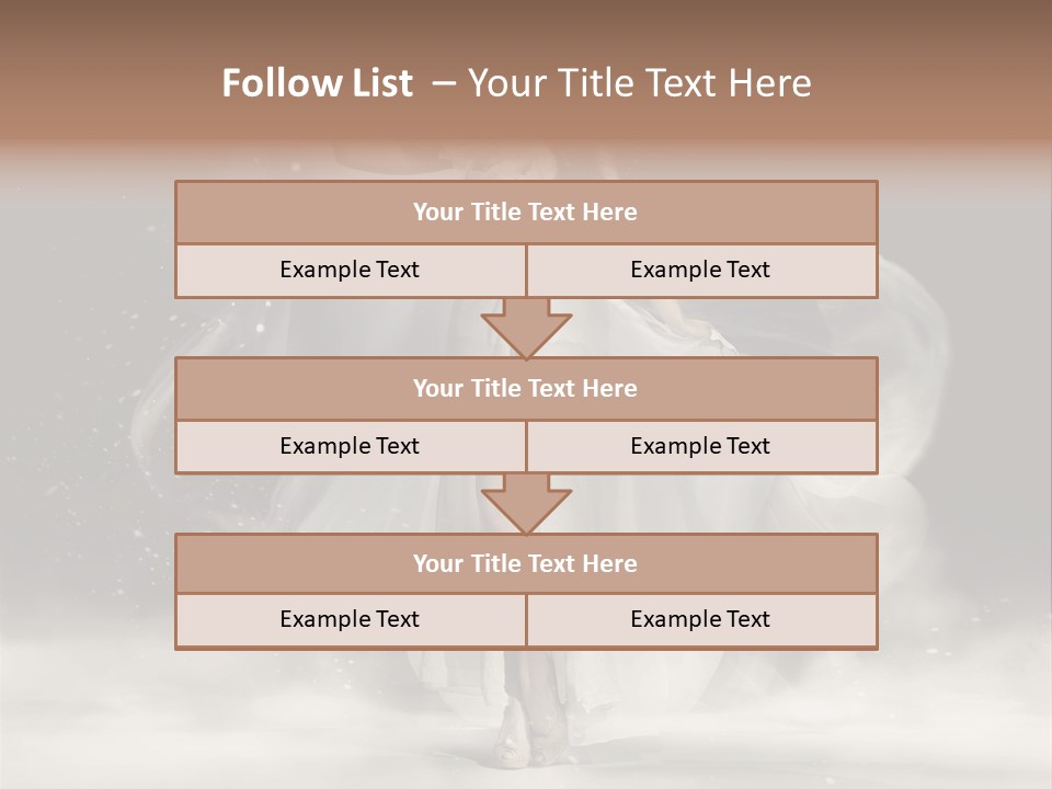 Evening Woman Dress PowerPoint Template