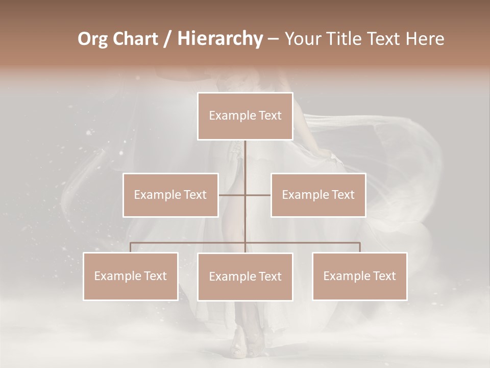 Evening Woman Dress PowerPoint Template