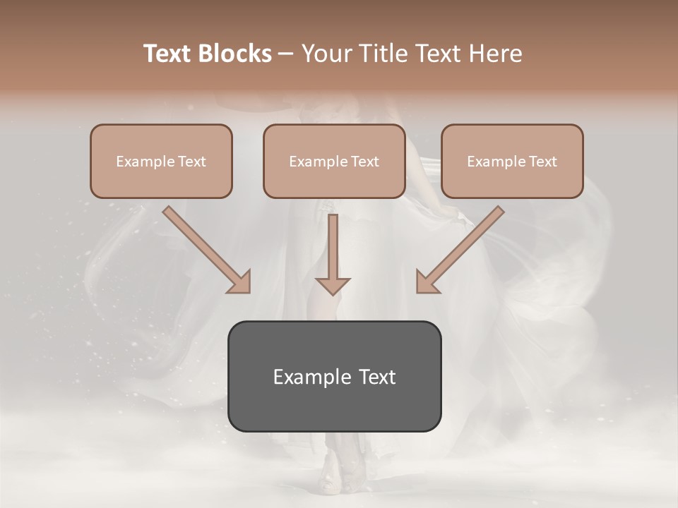 Evening Woman Dress PowerPoint Template