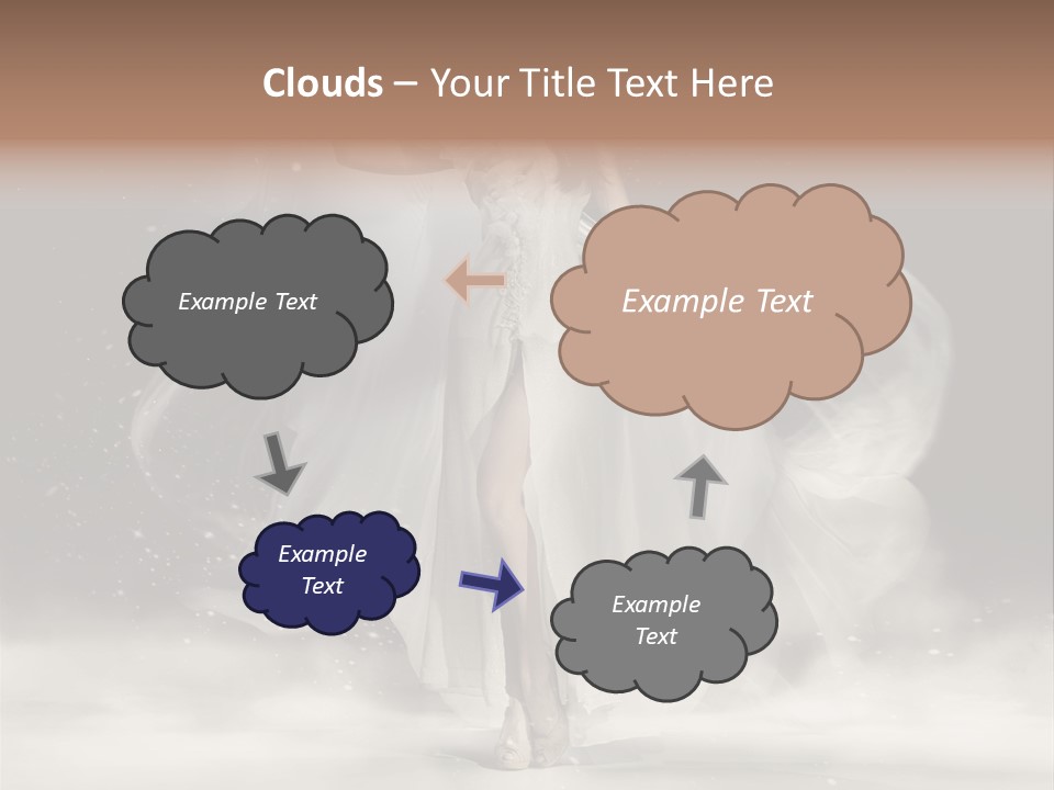 Evening Woman Dress PowerPoint Template