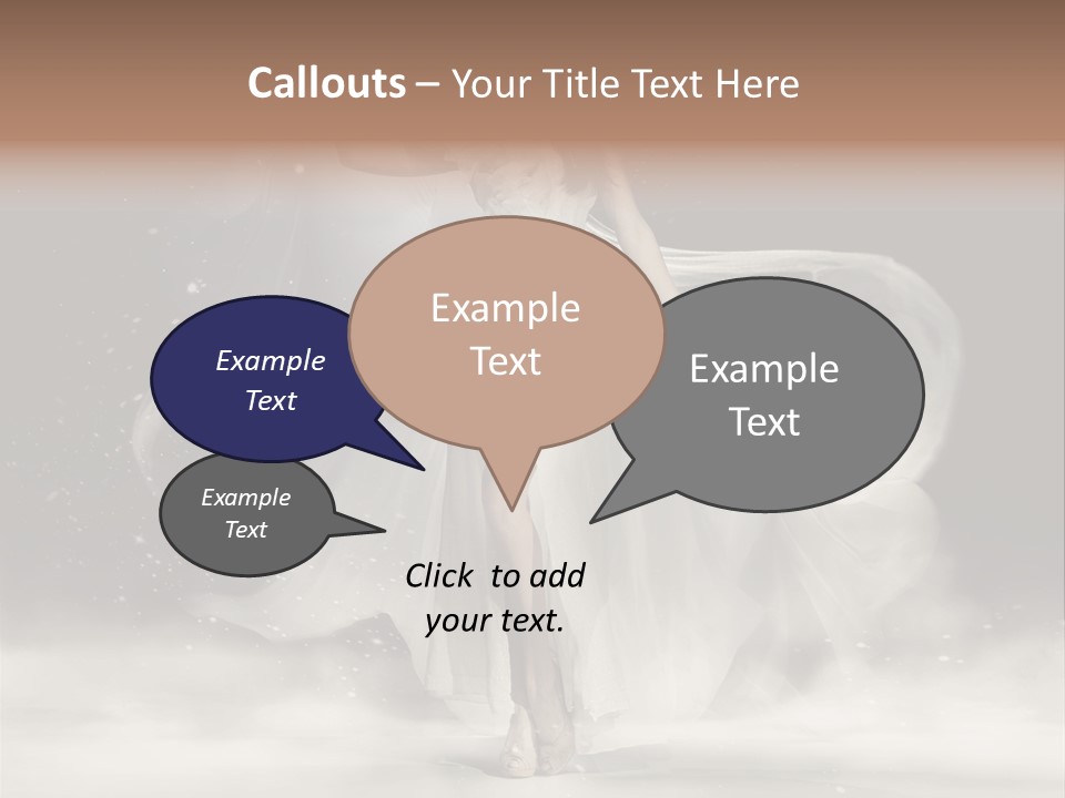 Evening Woman Dress PowerPoint Template