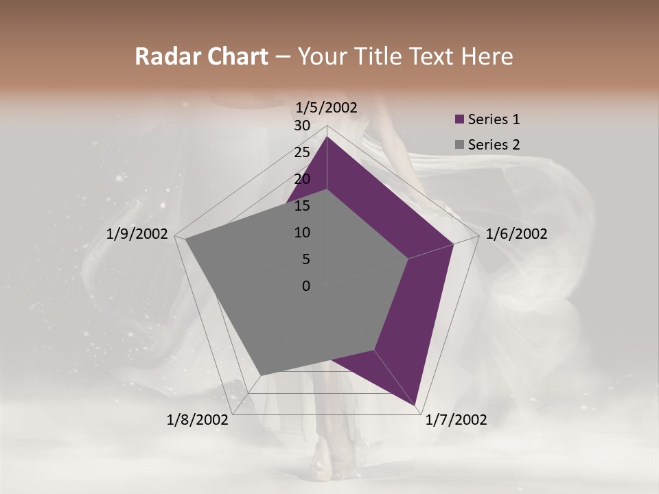 Evening Woman Dress PowerPoint Template