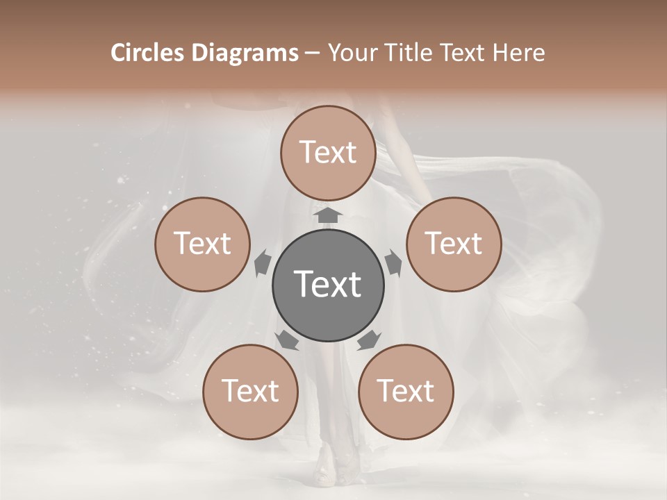 Evening Woman Dress PowerPoint Template