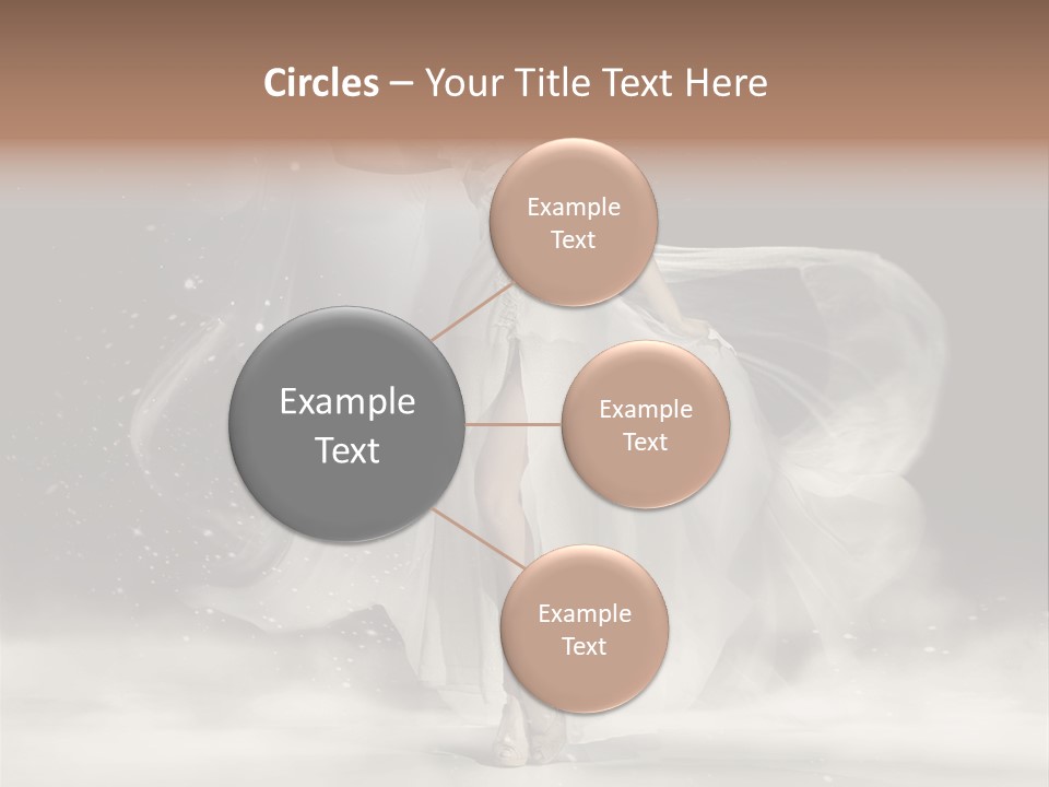 Evening Woman Dress PowerPoint Template