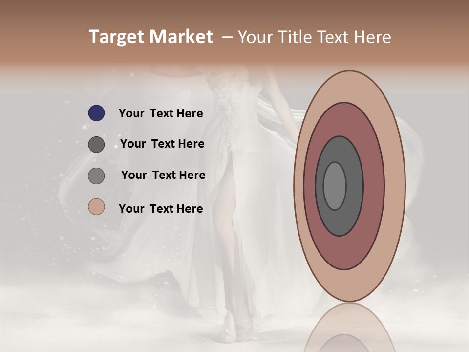 Evening Woman Dress PowerPoint Template