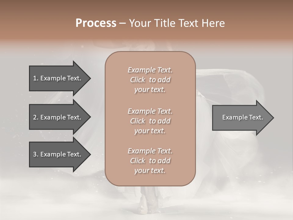 Evening Woman Dress PowerPoint Template
