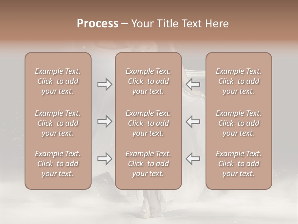 Evening Woman Dress PowerPoint Template
