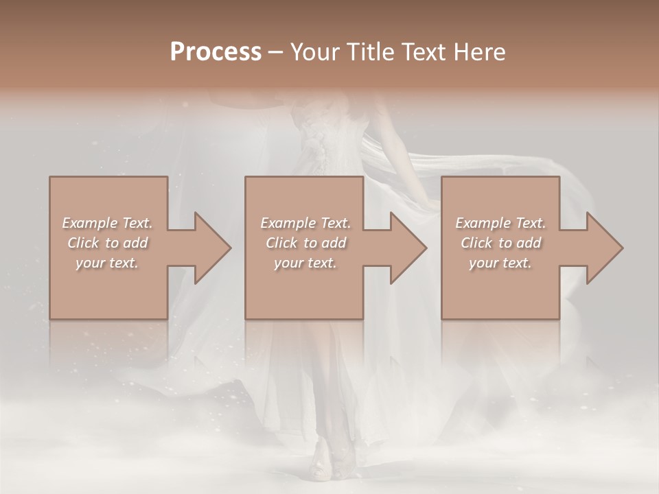 Evening Woman Dress PowerPoint Template
