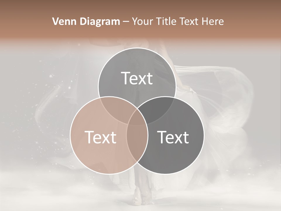 Evening Woman Dress PowerPoint Template