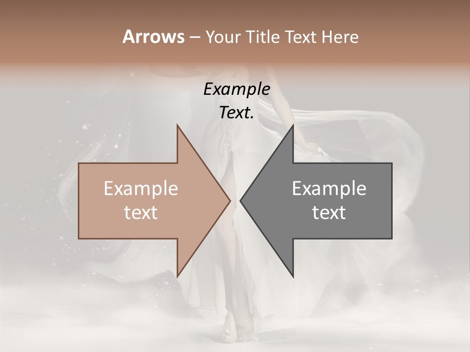 Evening Woman Dress PowerPoint Template