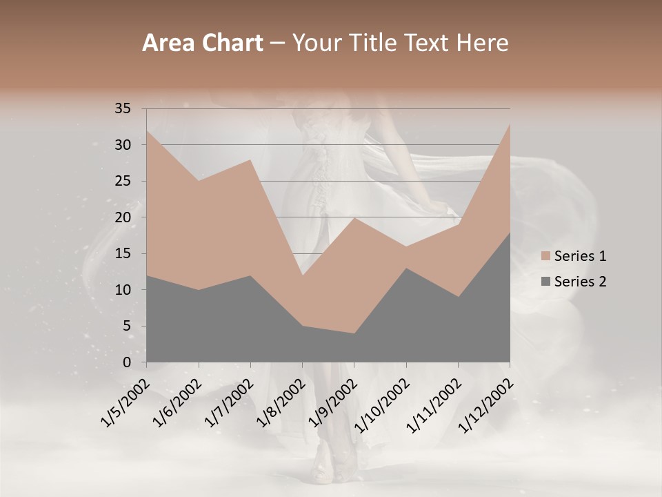 Evening Woman Dress PowerPoint Template