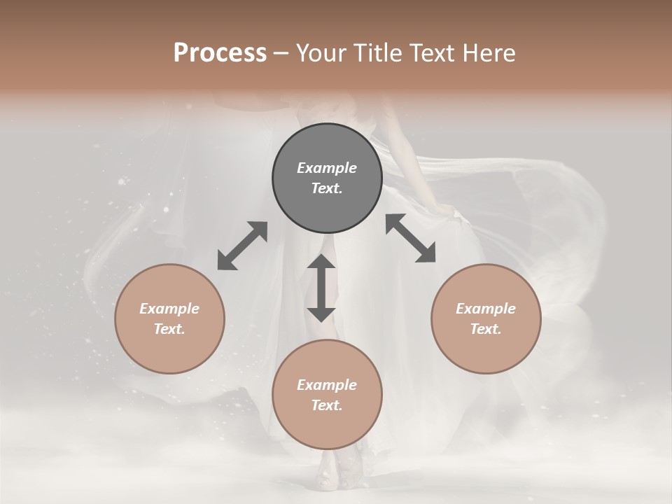 Evening Woman Dress PowerPoint Template