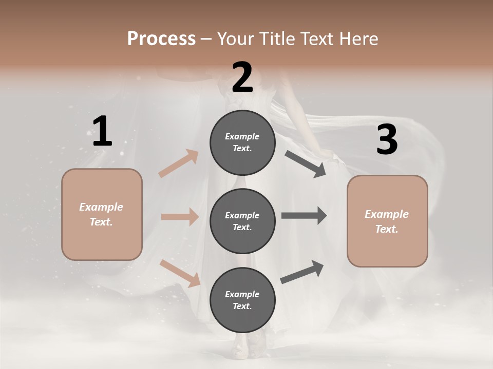 Evening Woman Dress PowerPoint Template