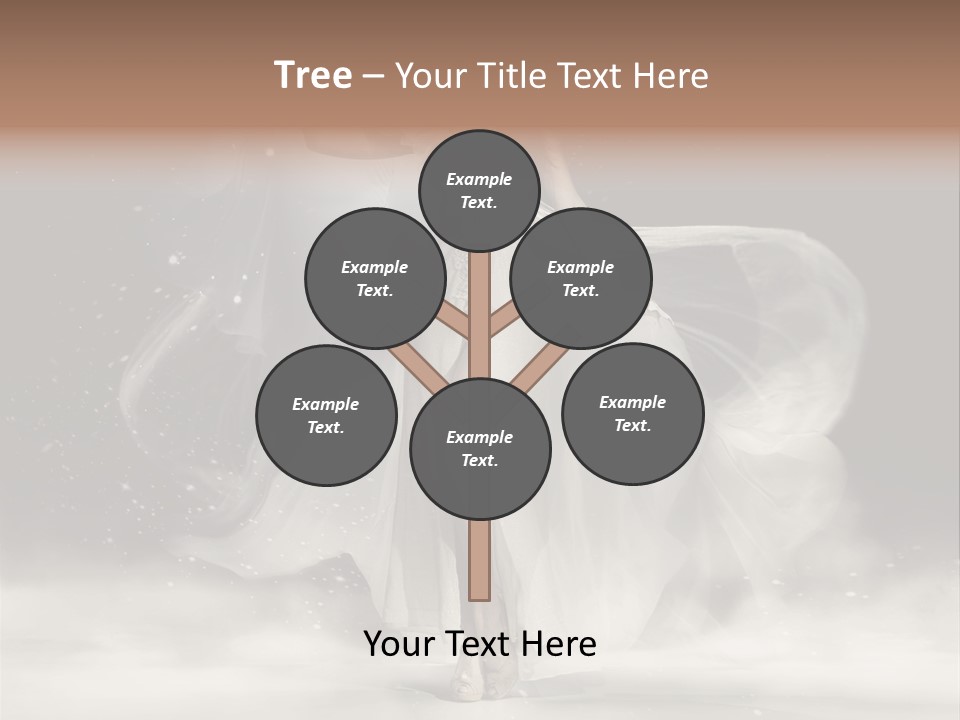 Evening Woman Dress PowerPoint Template