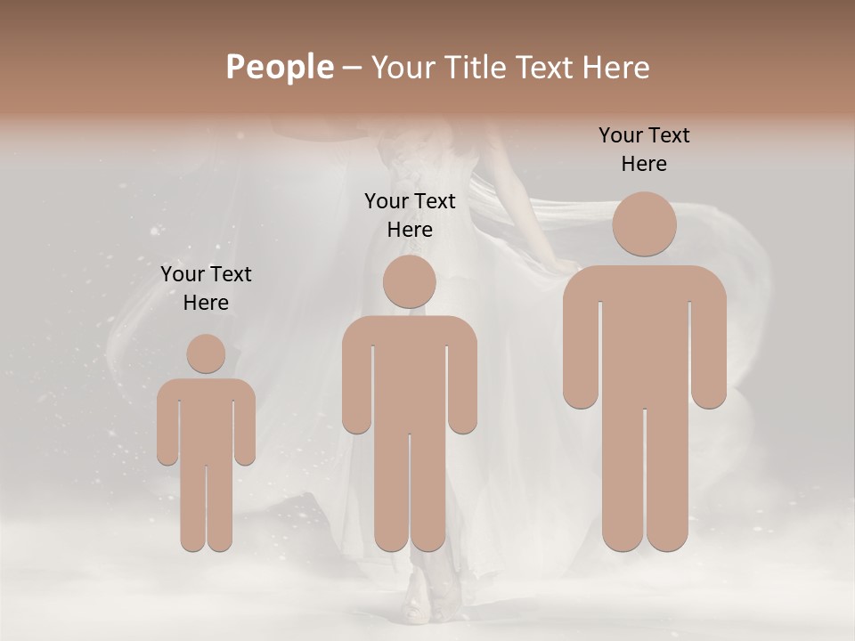 Evening Woman Dress PowerPoint Template