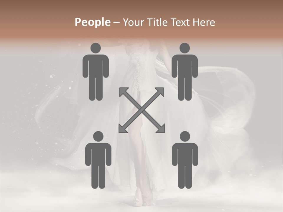 Evening Woman Dress PowerPoint Template