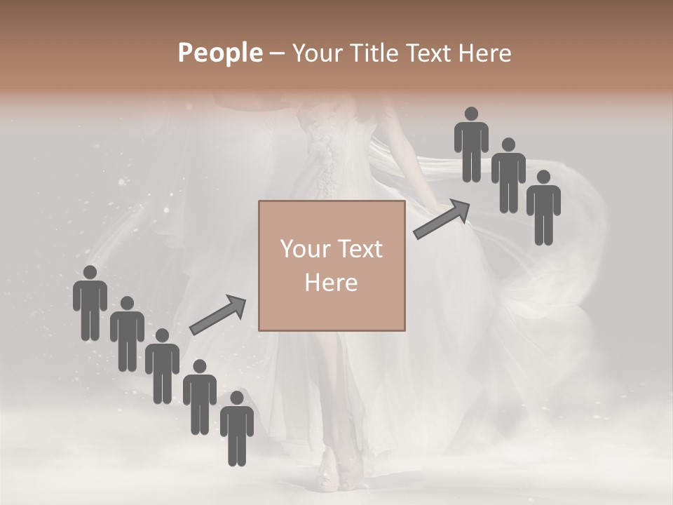 Evening Woman Dress PowerPoint Template