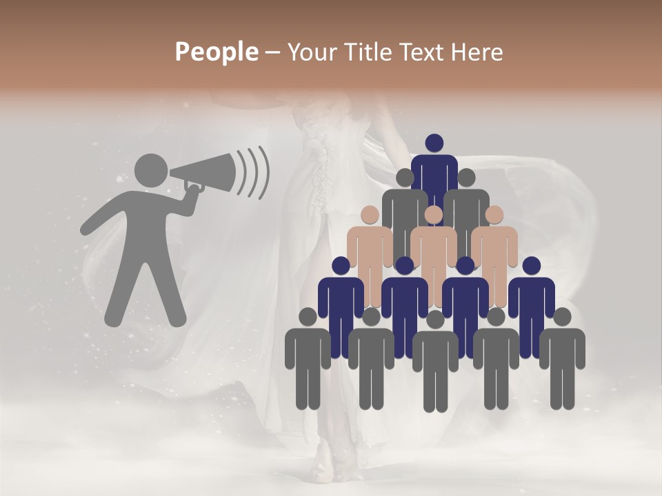 Evening Woman Dress PowerPoint Template