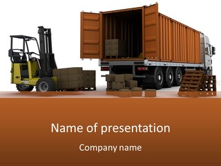 Shipment Transportation Supply PowerPoint Template